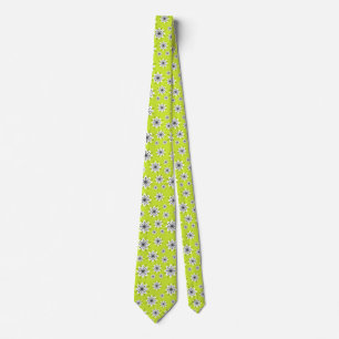 Mid Century Modern Snöflingor Chartreuse Slips