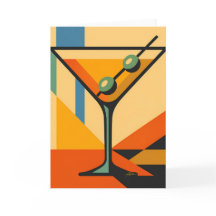 Mid Century Modern Soluppgång Bauhaus Martini