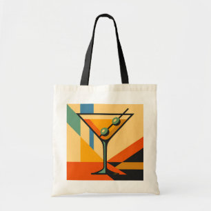 Mid Century Modern Soluppgång Bauhaus Martini Tygkasse