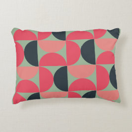 Mid-Century Modern sommar solnedgång     Prydnadskudde