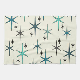 Mid Century Modern Star Himlar Turcos Kökshandduk