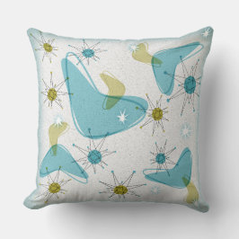Mid Century Modern Starburst + Googie Pillow Kudde