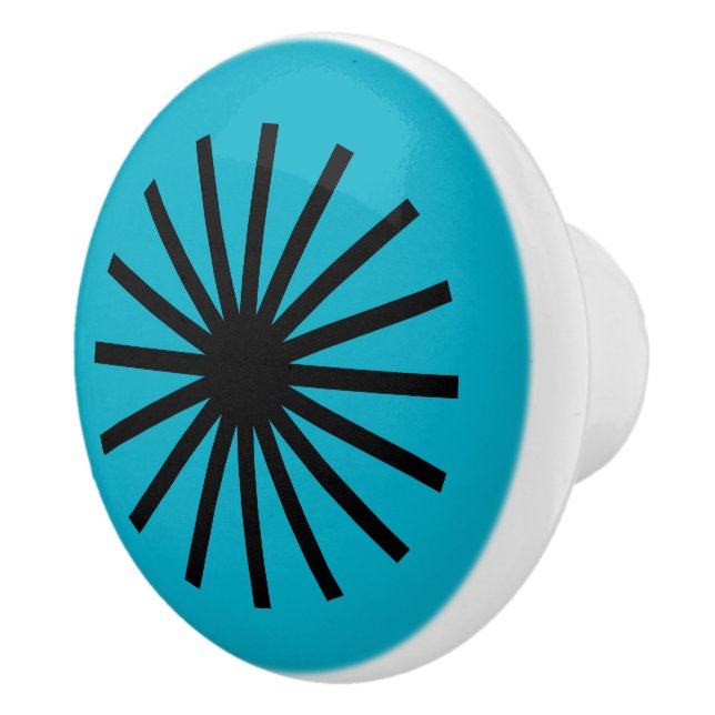 Mid Century Modern Starburst Knopp (Höger)