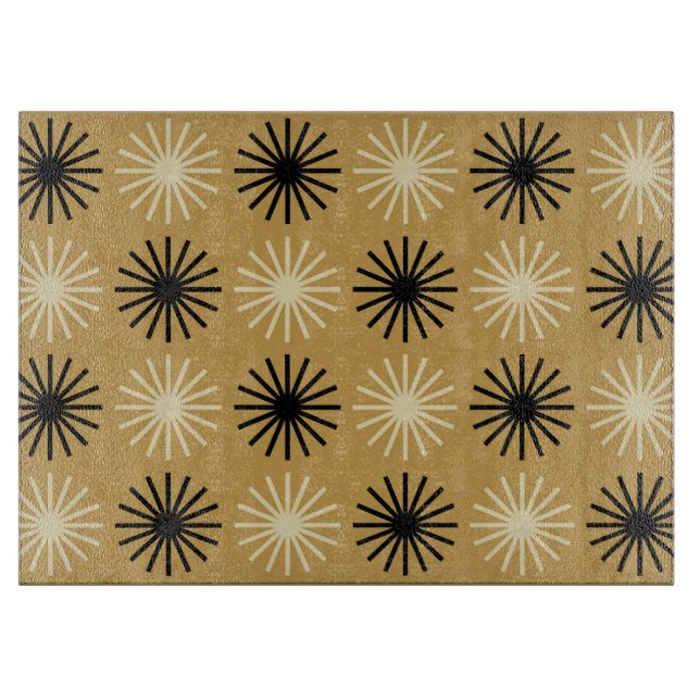 Mid Century Modern Starburst Mönster (Framsidan)