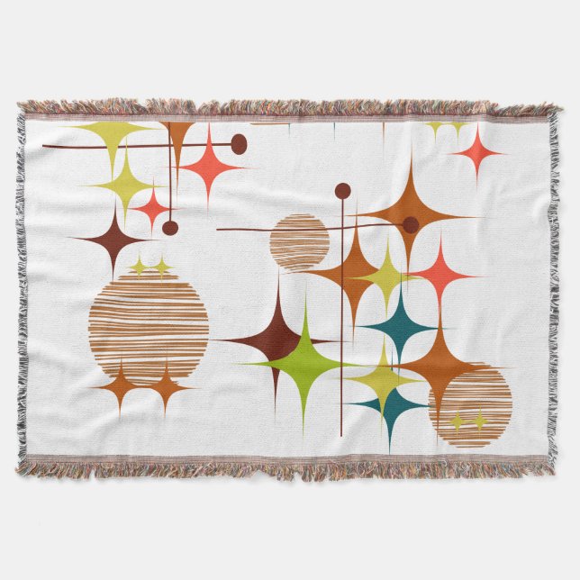 Mid Century Modern Starbursts and Globes Filt (Framsidan)