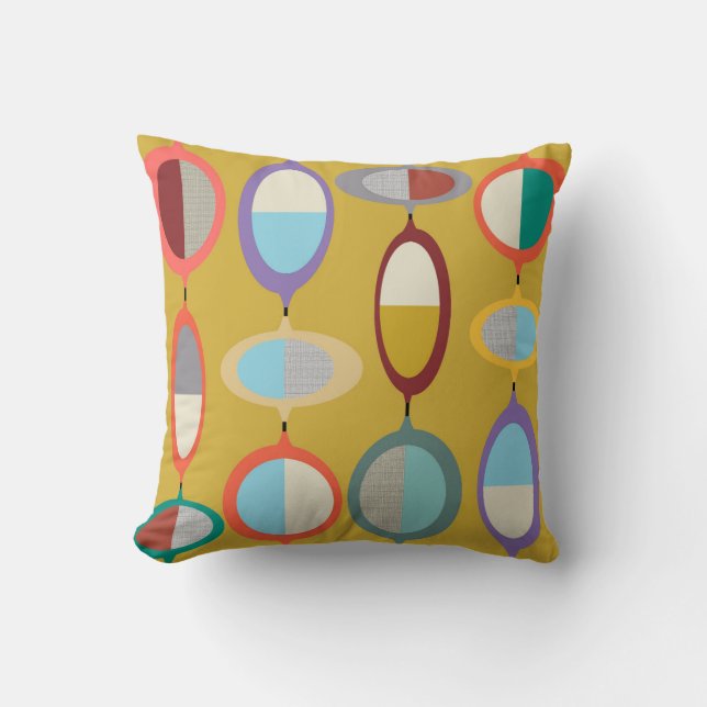 Mid-Century Modern Stil 21 Kuddcover Kudde (Framsida)