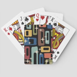 Mid Century Modern stil Casinokort