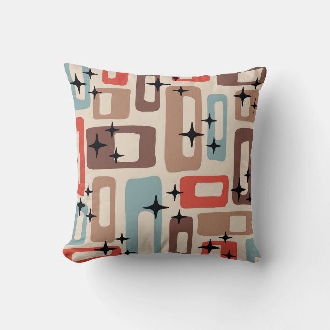 Mid Century Modern Stil Kudde (Framsida)