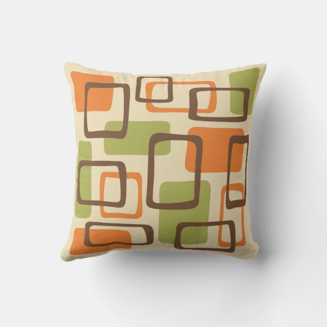 Mid Century Modern Stil Kudde (Baksida)