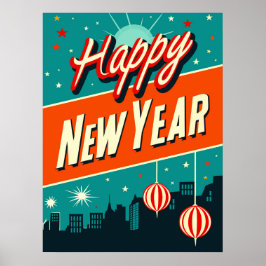 Mid Century Modern Stil Poster