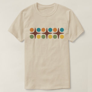 Mid Century Modern Stjärnburk Design T-Shirt