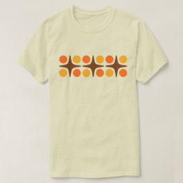Mid Century Modern stjärnburstmönster T Shirt