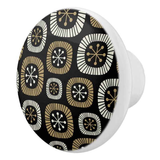 Mid Century Modern Stjärnknopp Mönster Knopp (Höger)