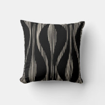 Mid Century Modern Stripe Lounge Mönster Black