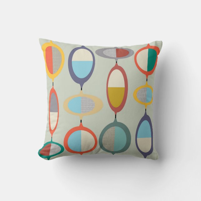 Mid-Century Modern Style 61 Kuddcover Kudde (Framsida)