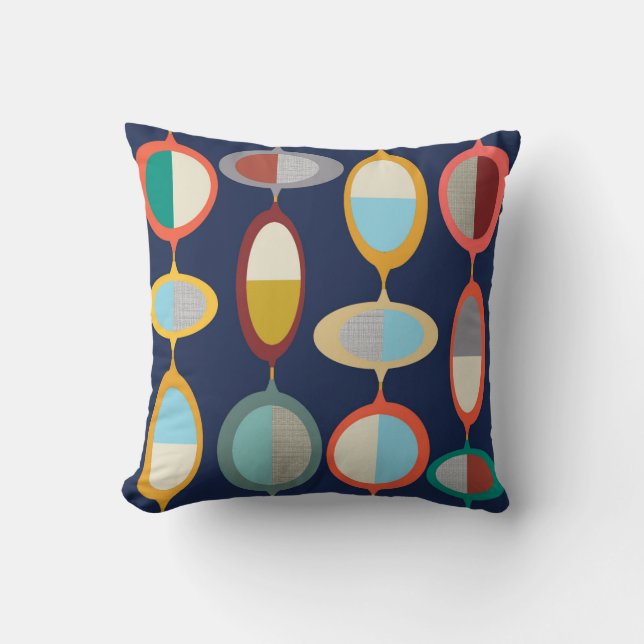 Mid-Century Modern Style 74 Kuddcover Kudde (Framsida)