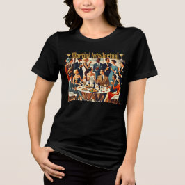 Mid Century Modern The Martini Intellectuals T Shirt