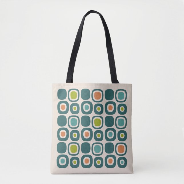 Mid Century Modern Trädgårdsvägmönster Tygkasse (Framsida)