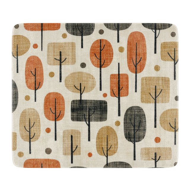 Mid Century Modern Trädmönster (Framsidan)