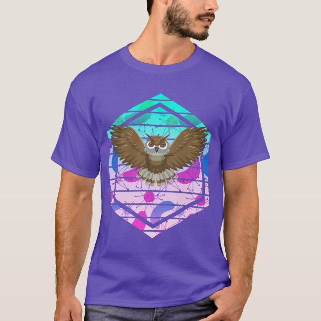 Mid Century Modern Uggla T Shirt (Framsida)