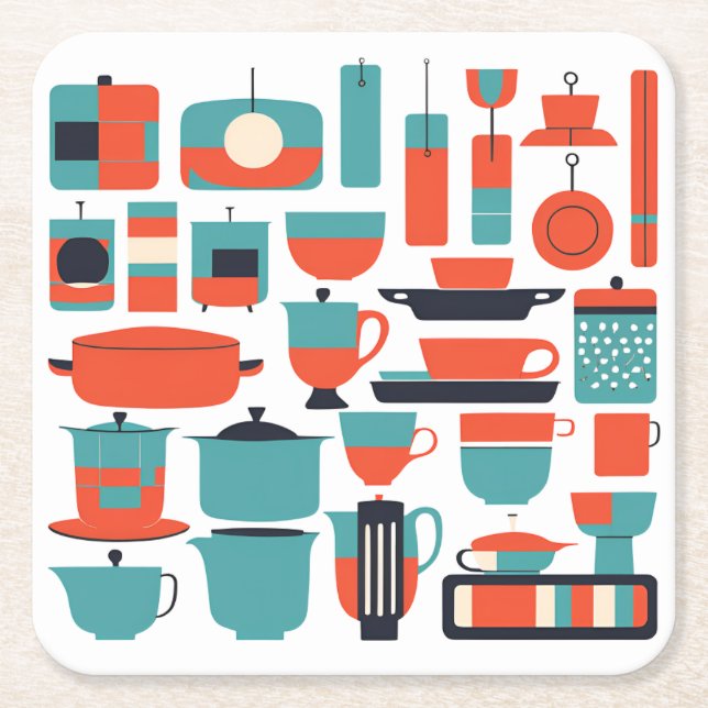 Mid Century Modern Underlägg (Framsidan)