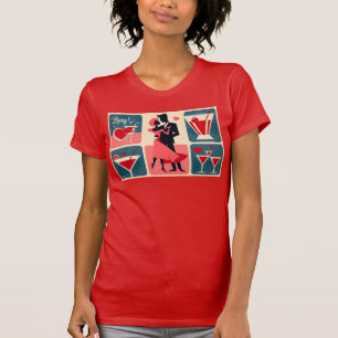 Mid Century Modern Valentine Dancing lite T Shirt