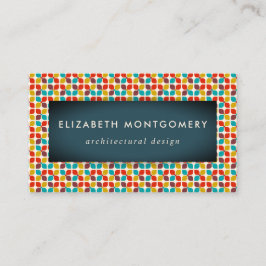Mid Century Modern Visitkort