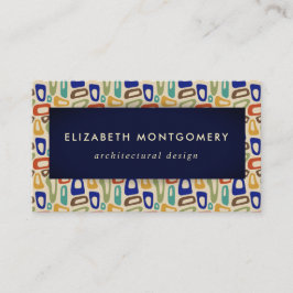 Mid Century Modern Visitkort