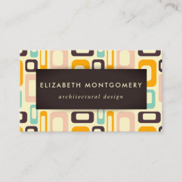 Mid Century Modern Visitkort
