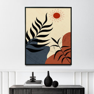 Mid Century Modern Wall Sol Deco Poster