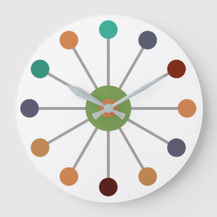 Mid-Century Nuclear Atomic ThANT Stor Klocka