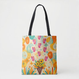 Mid‑Century Petalflight Tygkasse