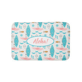 Mid Century Pink Catamaran Badrumsmatta