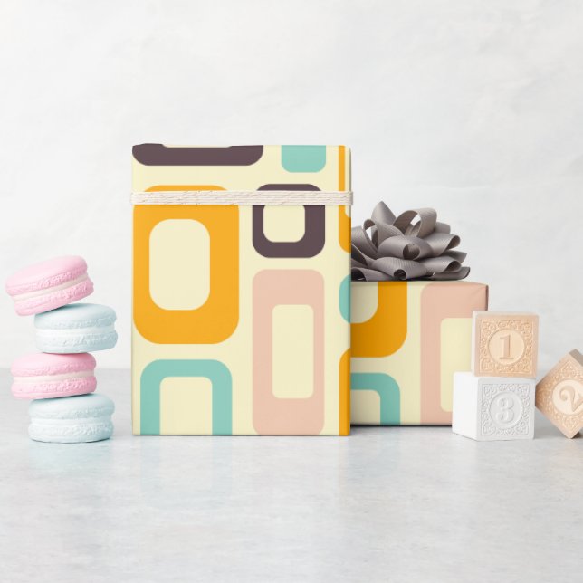 Mid Century Presentpapper (Baby Shower)