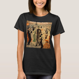Mid Century Retro 40-tals Halloween Martini-fest T Shirt