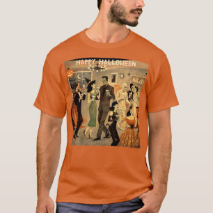 Mid Century Retro 40-tals Halloween Martini-fest T Shirt