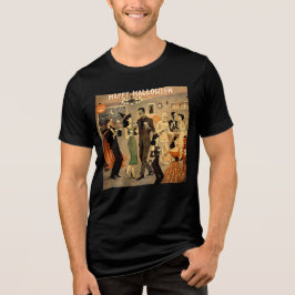 Mid Century Retro 40-tals Halloween Martini-fest T Shirt
