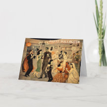 Mid Century Retro 40-tals Halloween Martini-fest