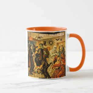 Mid Century Retro 50-tals Halloween Martini-fest Mugg