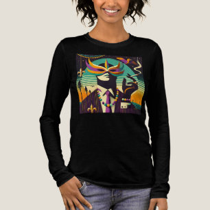Mid Century Retro 60s Mardi Gras Den Rykande Manne T Shirt