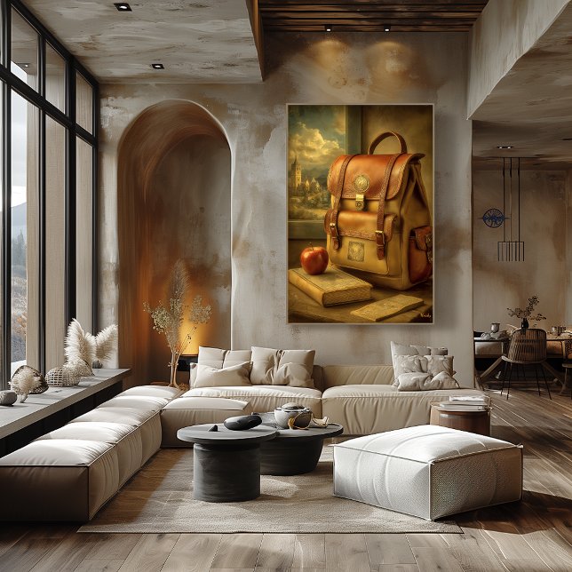 Mid-Century Retro Education Art – Timeless Journey Poster (Skapare uppladdad)