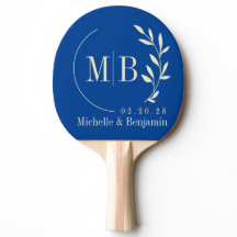 Mid-Century Royal Leaf Bröllopsmonogram