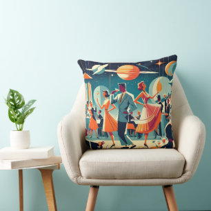 Mid Century Space Age Cocktailparty Kudde