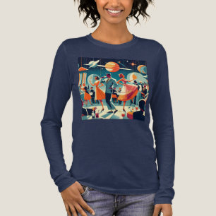 Mid Century Space Age Cocktailparty T Shirt
