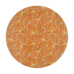 Mid Century Sputnik mönster, Terracotta