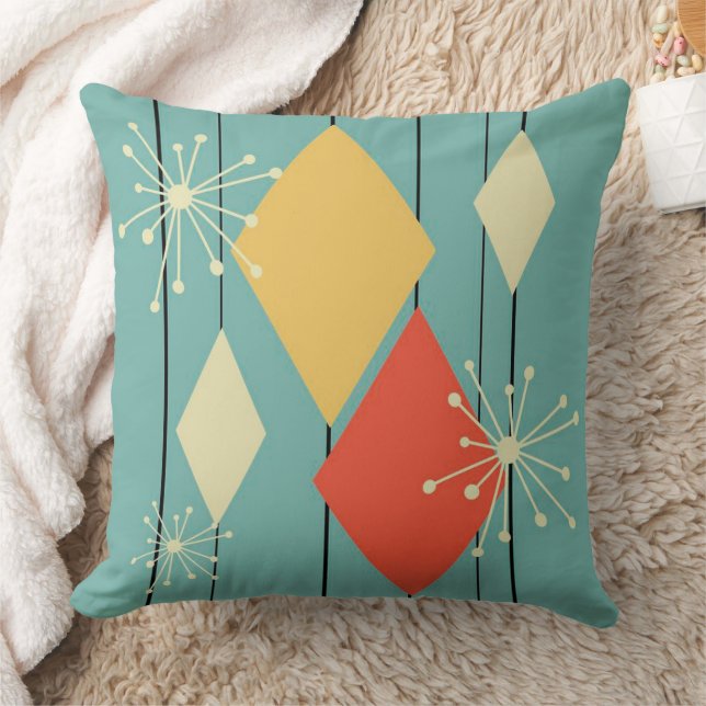 Mid Century Stil Cushion/Pillow Throw. Kudde (Filt)