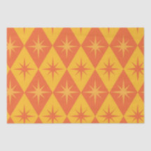 Mid Century-stjärnor på Orange Amber Diamonds