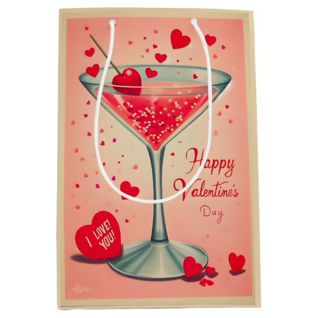 Mid Century Valentine Martini cocktail (Framsidan)