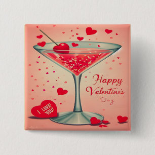 Mid Century Valentine Martini cocktail Knapp