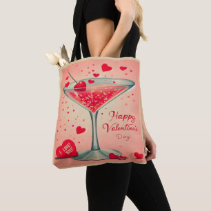 Mid Century Valentine Martini cocktail Tygkasse